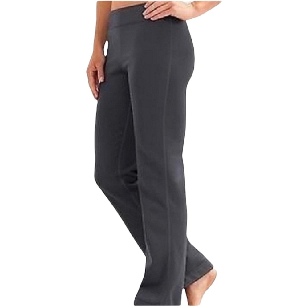 Athleta Fleece Lined Straight Leg Pants 
Size Medium Tall